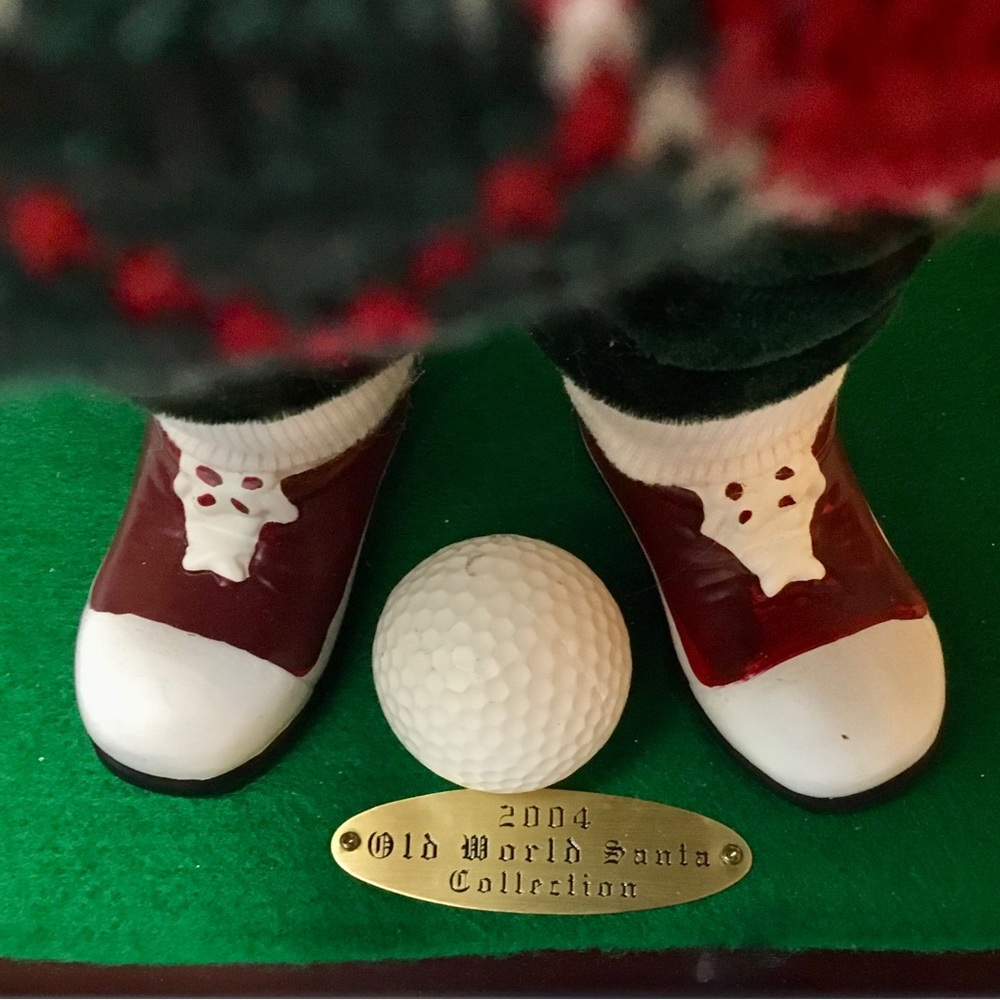 Vintage Dept 56 Limited Edition 2004 Old World Collection Santa Golfer - Picture 9 of 12